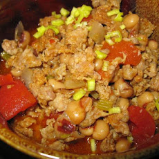 Pork and Black Eyed Pea Chili