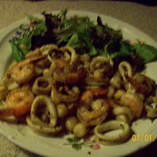Simple Seafood Stir Fry (Low Carb)