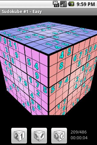 Sudokube Demo - 3D Sudoku