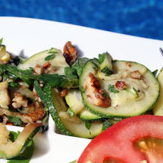 Grilled Courgette Salad