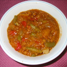 Italian Lentil &  Vegetable Stew (Crock Pot)
