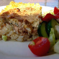 Tuna Cheddar and Rice Slice