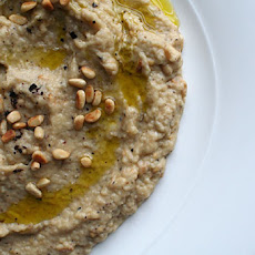 Smoky Eggplant Puree with Pine Nuts + Urfa Pepper