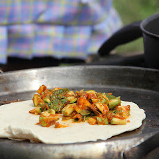Crab and Cactus Tacos