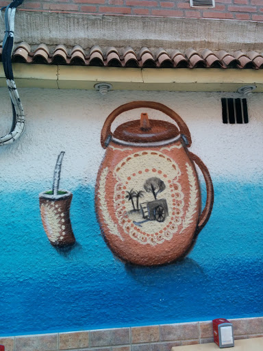 Mural de bebidas latinas