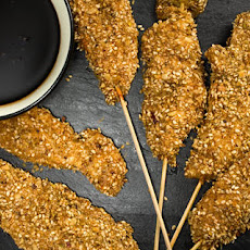 Chicken Skewers with Dukkah Crust Recipe