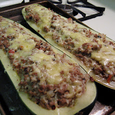 Stuffed Zucchini Just Like Martha