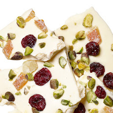 Pistachio-Cranberry-Candied Orange Bark