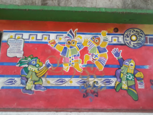 Mural Tradicion Pehispanica Deportiva