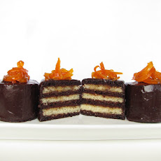 Chocolate and Vanilla Grand Marnier Torte