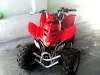 Cuadron 150 Cc De Color Rojo Como Nuevo Marca Lon