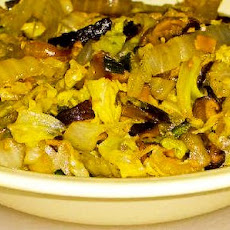 Braised Napa Cabbage with Shitakes