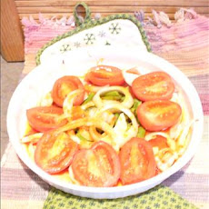 Baked Catalina Roma Tomatoes & Vadallia Onions