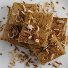 Coconut Cream Blondies