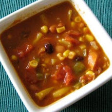 Southwestern Pinto Bean Soup