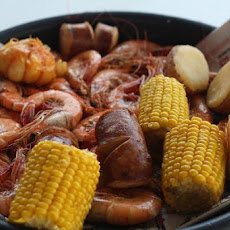 Bratwurst and Shrimp Boil