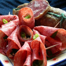 Salami Roll-Ups (Appetizers)