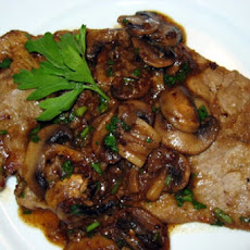 Roast Veal Brisket with Marsala-Mushroom Sauce