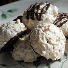 Chocolate-Dipped Macaroons