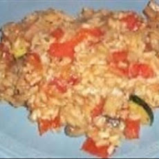 Vegetable Risotto With Pesto