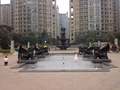 御院 喷泉雕塑群