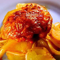 Smoked Paprika Chicken Thighs with Potato and Onion