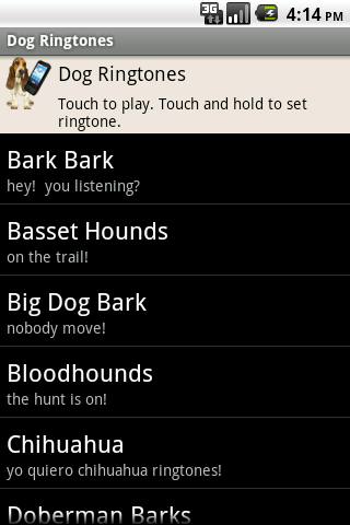 Dog Ringtones