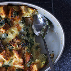 Spinach and Cheese Strata