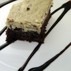 Chocolate Bottom Banana Cheesecake Bars