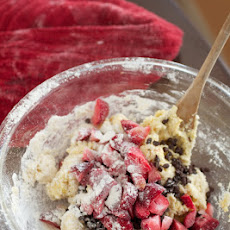 Strawberry and Chocolate Chip Scones