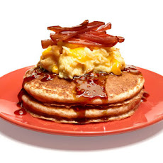 Whole-Grain Pancakes With Eggs and Bacon