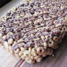 Almond Butter Honey Nut O's Bars