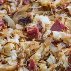 Reuben Cauliflower Corned Beef Hash
