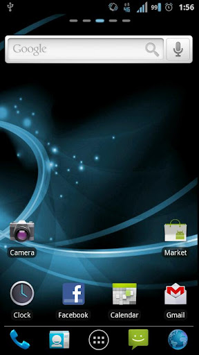 Eclipse Blue GO Launcher EX