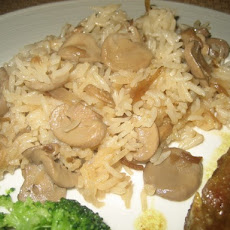Mushroom Rice for a Crowd
