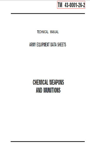 CHEMICAL WEAPONS AND MUNITIONS