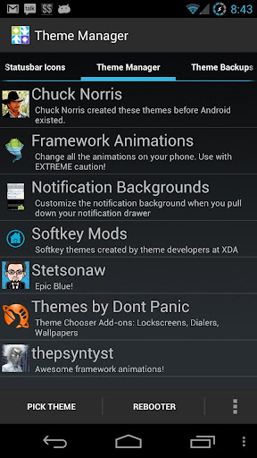 Theme Manager ★ root