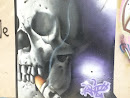 Calavera Fumando Wall Art