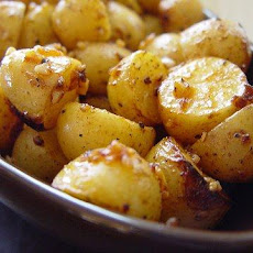 Smoking Ruby Gold Baby Potatoes
