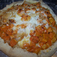 Butternut Squash and Caramelized Onion Galette