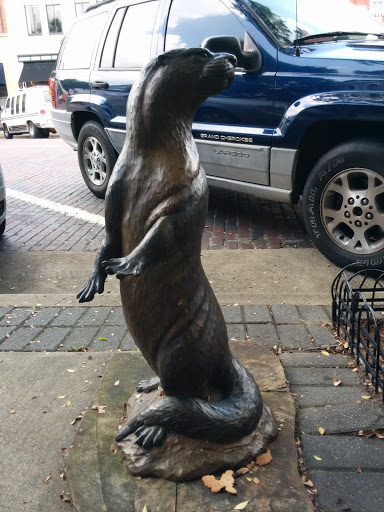 Otter Bronze Statue