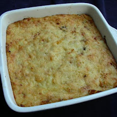 Sausage and Mash With Ham and Cheese