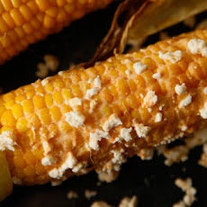 Grilled Corn with Cayenne, Lime, and Cotija Recipe