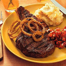 Chili-Rubbed Rib-Eye Steaks