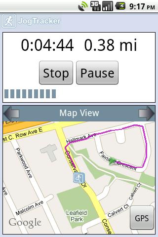jogtracker for android screenshot