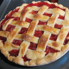 My Own Strawberry Rhubarb Pie