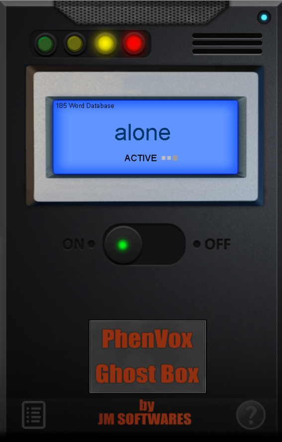 Android application PhenVox Ghost Box screenshort