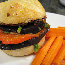 E L T Sandwiches - Eggplant (Aubergine), Lettuce, and Tomato San