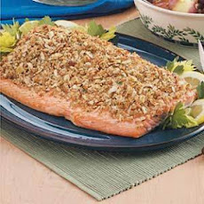 Baked Salmon with Crumb Topping