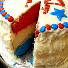 Surprise Inside Independence Cake